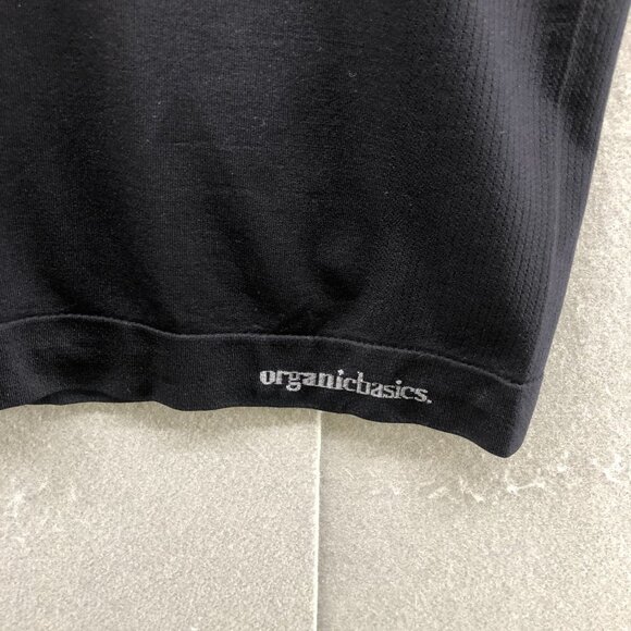 Organic Basics Active T Shirt Mens S-M Black Short Sleeve Nylon Hiking Biking - Picture 7 of 10